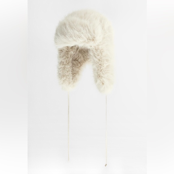 ZARA FAUX FUR AVIATOR HAT - Picture 3 of 3